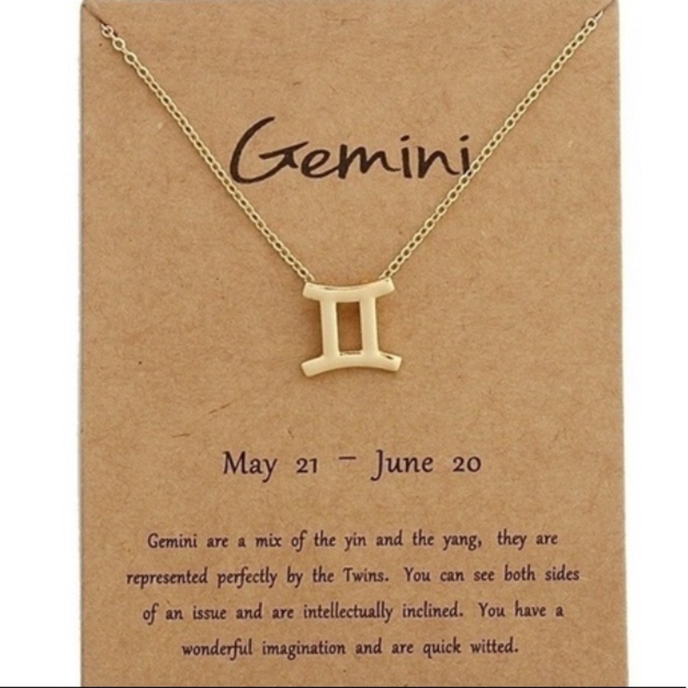 Zodiac Sign Gold Necklace